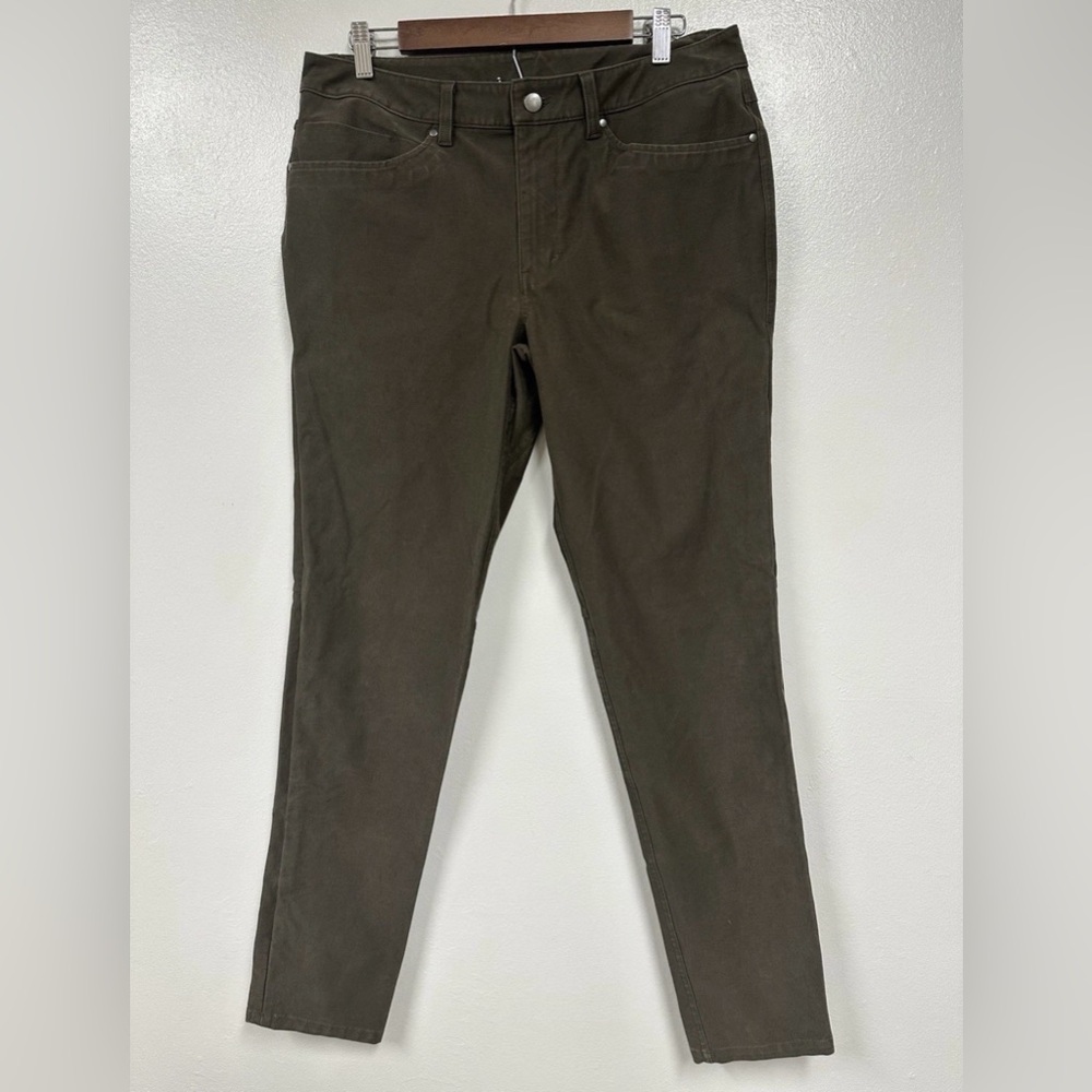 Lululemon Pants Men’s 33 Green ABC Slim Fit Utilitech Cotton Blend Casual